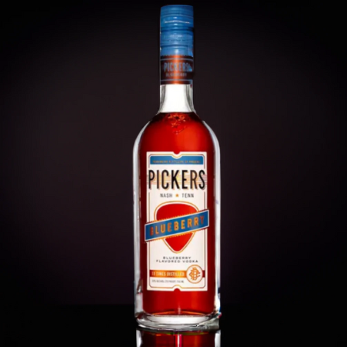 The Best Way to Enjoy Nashville's pickers blueberry vodka; Hot Poppy, Artwork Assisted by DALLE
